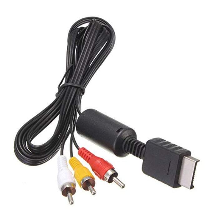 Gaming Consoles 1.8 M Composite Av To Rca Cable For Sony Playstation Ps2 Ps3 Psx