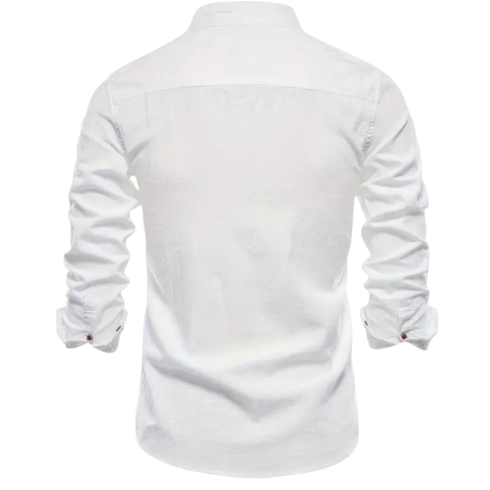 Elias – Chemise à Manches Longues avec Coupe Décontractée
