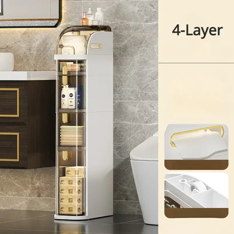 NookGlide™ - Rolling Bathroom Cabinet