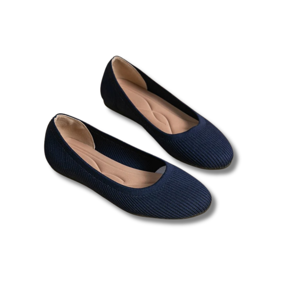Ballet Flats Stylish Comfy Women Leather Padded Insole Flexible Sole