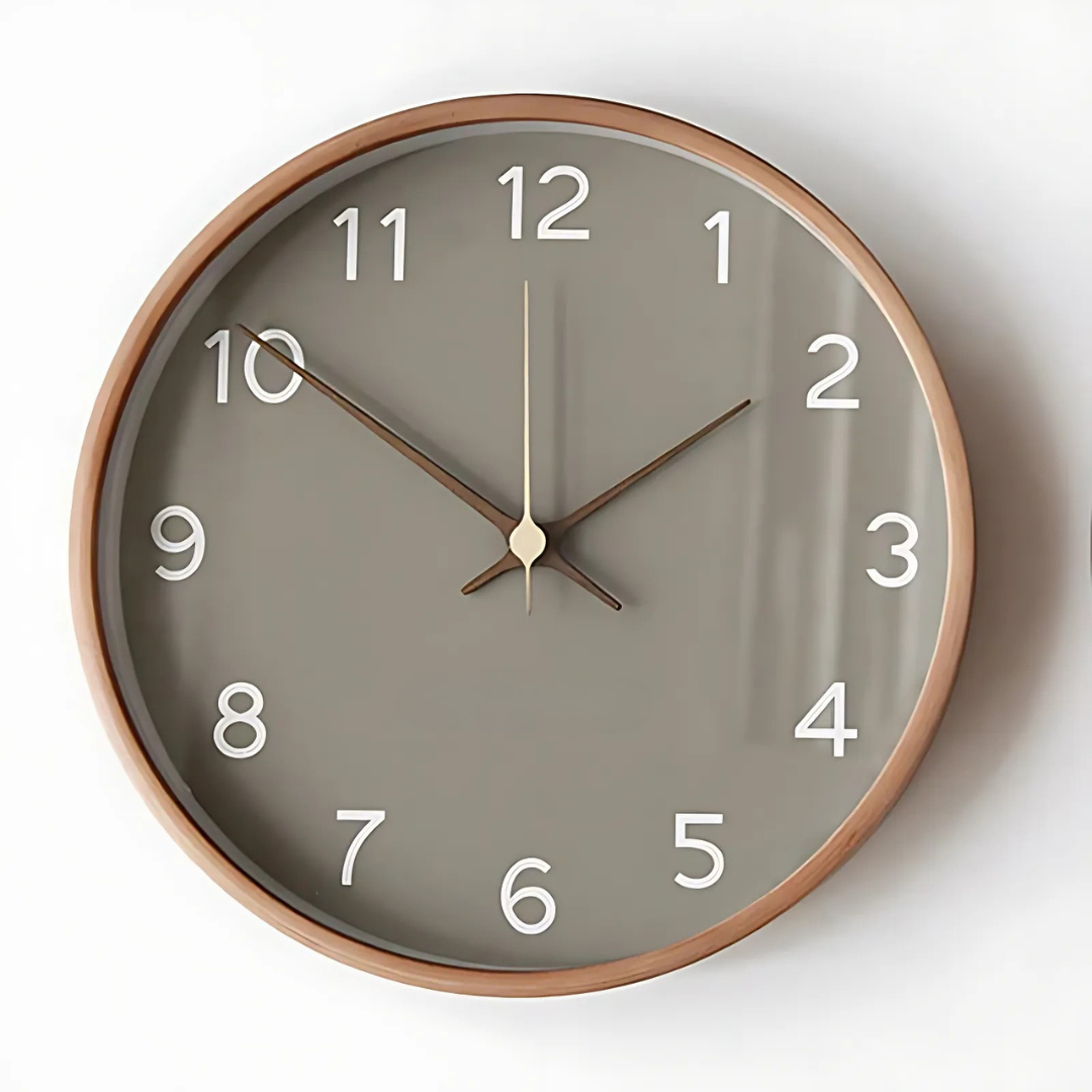 Transcend - Moderne Houten Wandklok