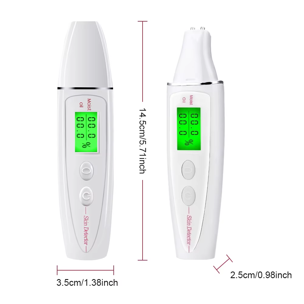 Face Skin Tester Portable Analyzer Digital Aesthetic Moisture Water Oil Monitor For Care Diagnostic Device