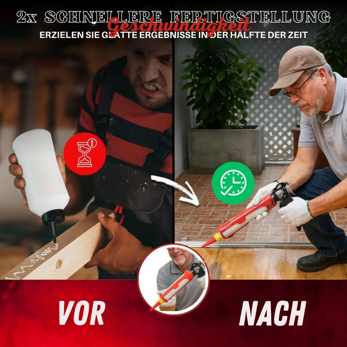 DichtDüsen™ / Mehrspitzen-Applikatorset für ein gleichmäßigeres Versiegeln
