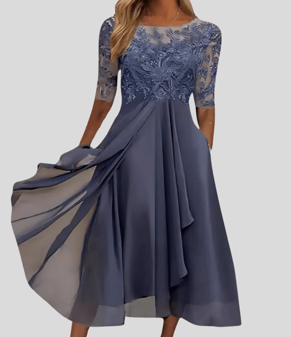 Rhonda - Lace Midi Dress