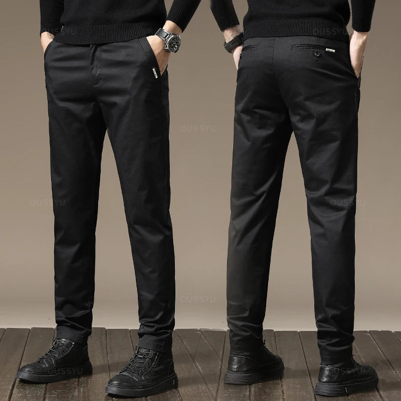 Chino Hose für Herren aus Baumwolle im modernen Schnitt