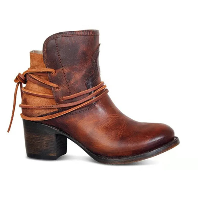 Leah - Bottes western élégantes avec adhérence antidérapante
