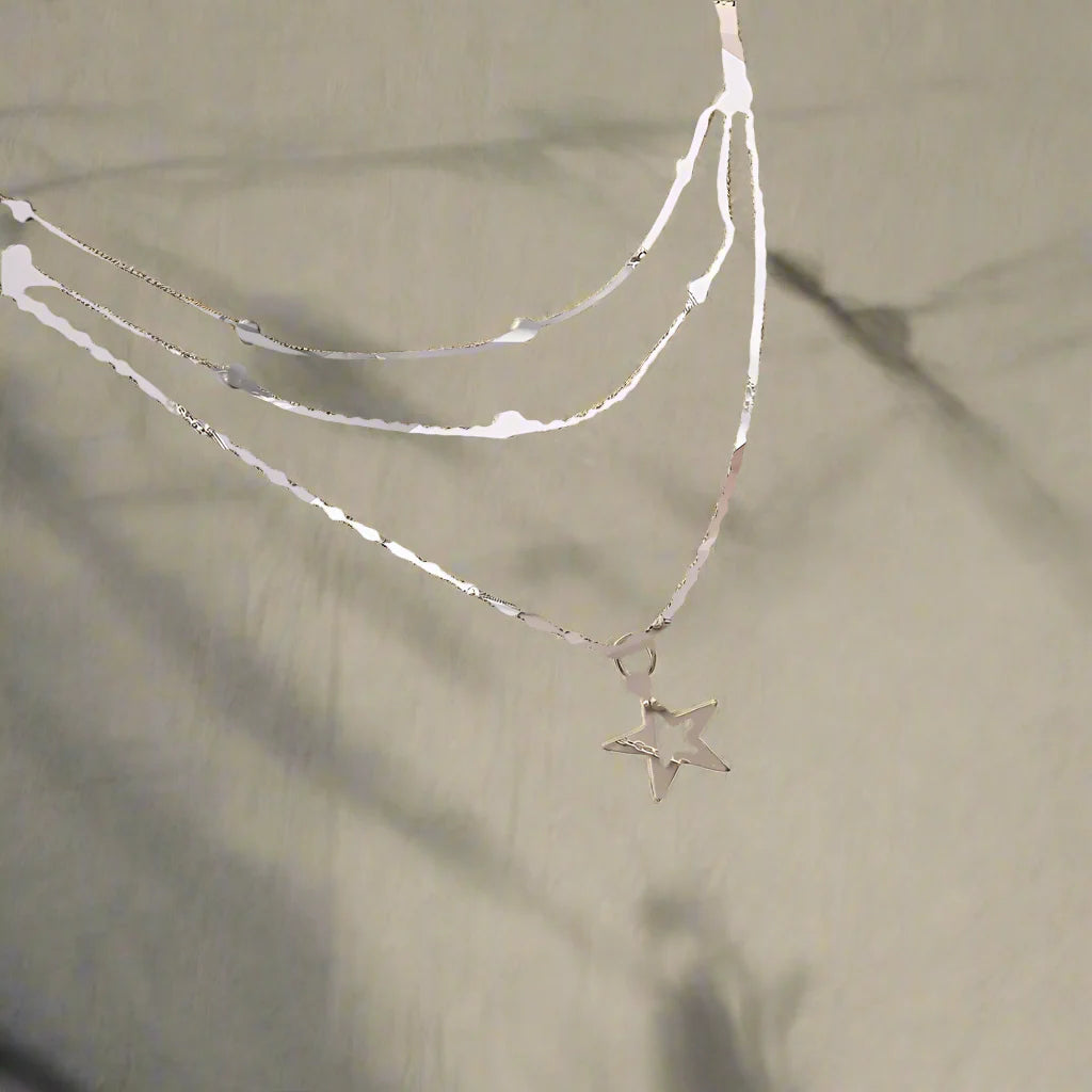 Parure Collier et Boucles d’Oreilles avec Détails Célestes pour Femme | Idéale pour les Occasions Spéciales