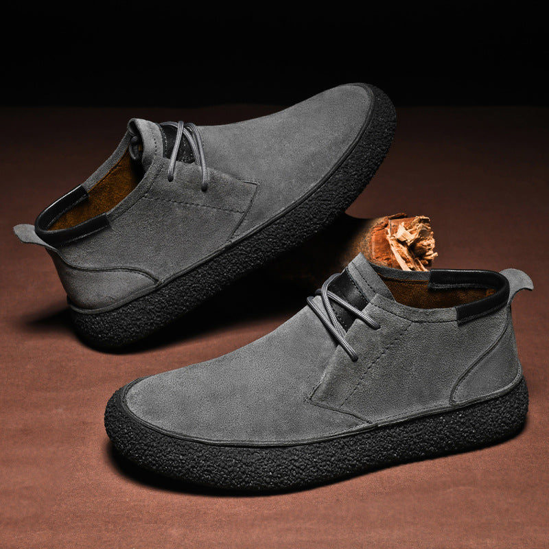 James – Mocassins modernes mi-hauts avec semelle texturée