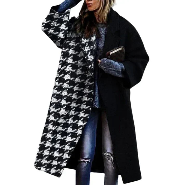 Yatra Manteau Long Femme – Fermeture Croisée Élégante & Ceinture Ajustable à la Taille