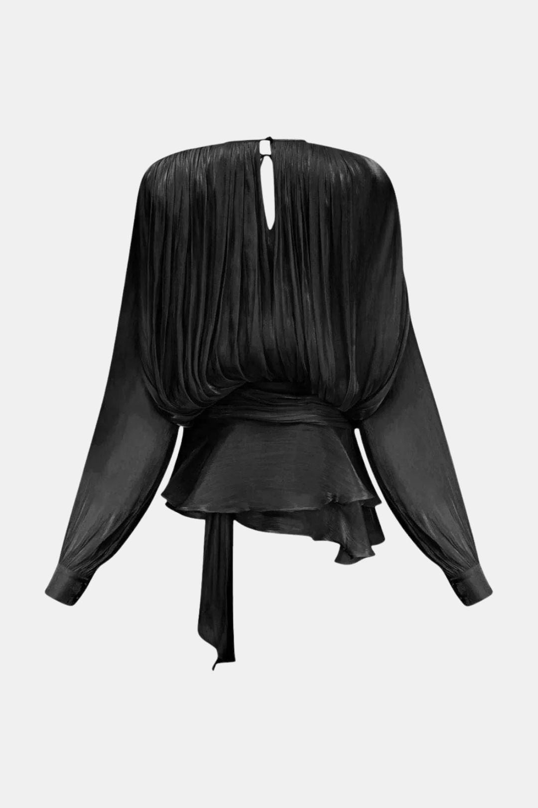 Miora – Pleated Mini Dress with Ruched Hem