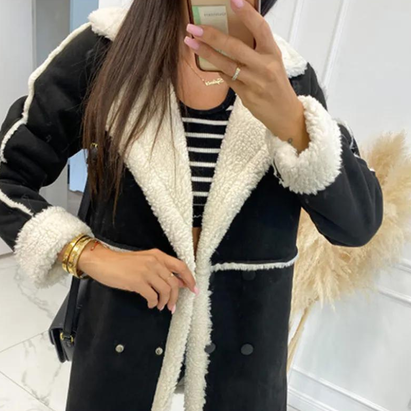 Elegante Wintermantel Dames – Warm & Gevoerd met Fleece