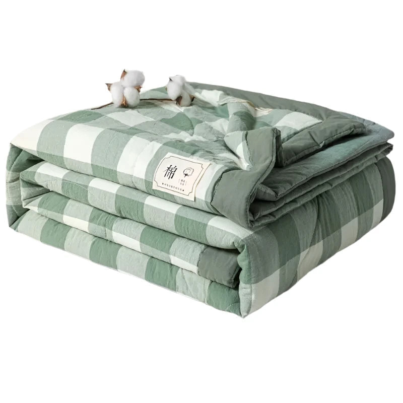 Bed Summer Cooling Quilt Queen King Size Soft Skin Friendly Thin Comforter Blankets