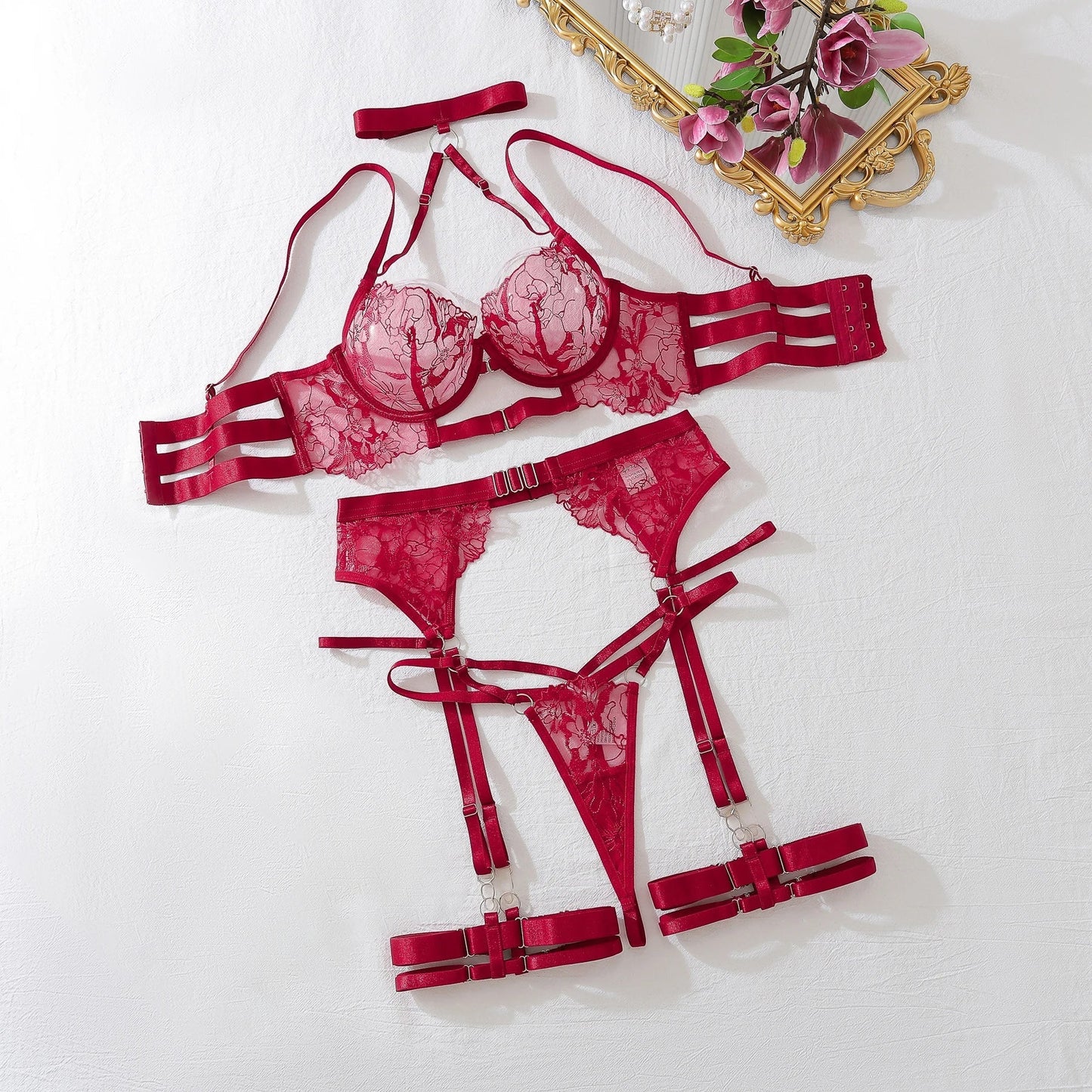 SERAPHELLE – Kanten Lingerieset met Choker