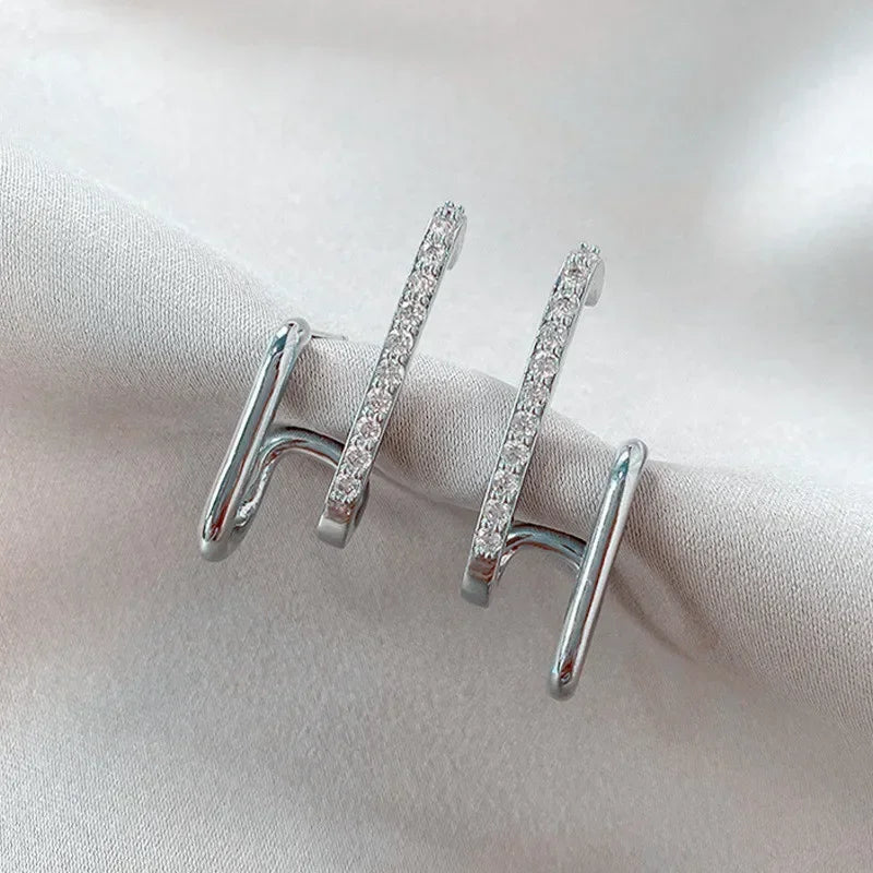 Stelvio Stud Oorbellen – Roestvrijstalen Minimalistische Oorbellen in Goud & Zilver, Lichtgewicht & Duurzaam Design