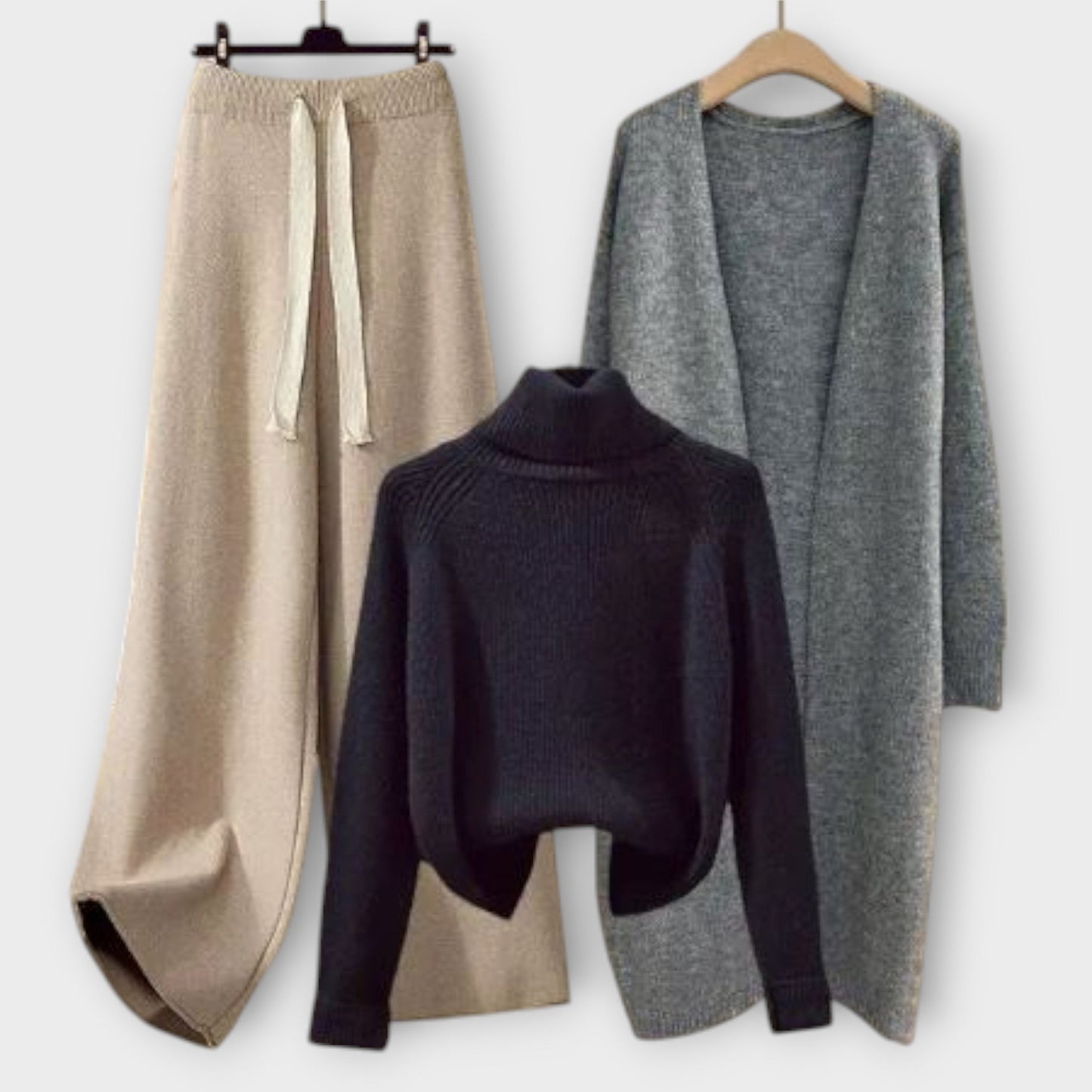 Bruna - 3-Piece Luxury Knit Lounge Set