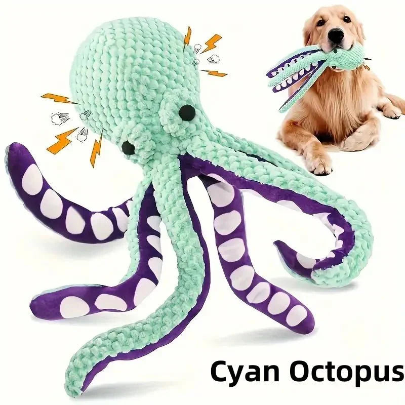 Dog Plush Wolf Toy | Durable Chew Companion – For Strong Chewers