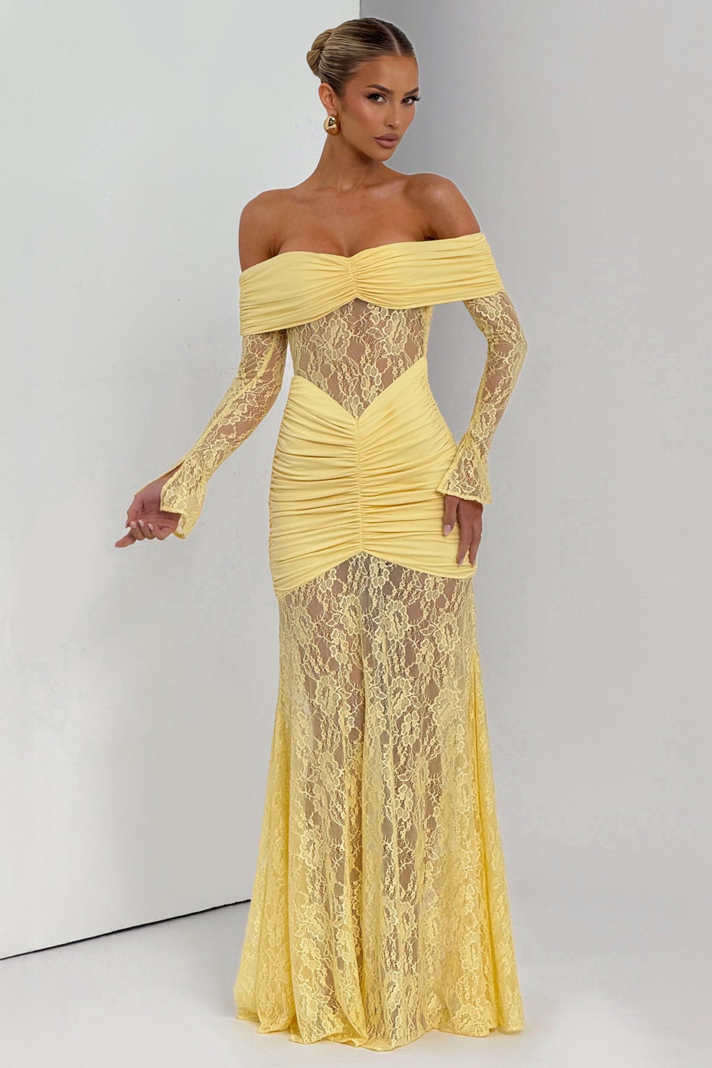THE MOONFIRE MAXI DRESS - CHOCOLATE BROWN