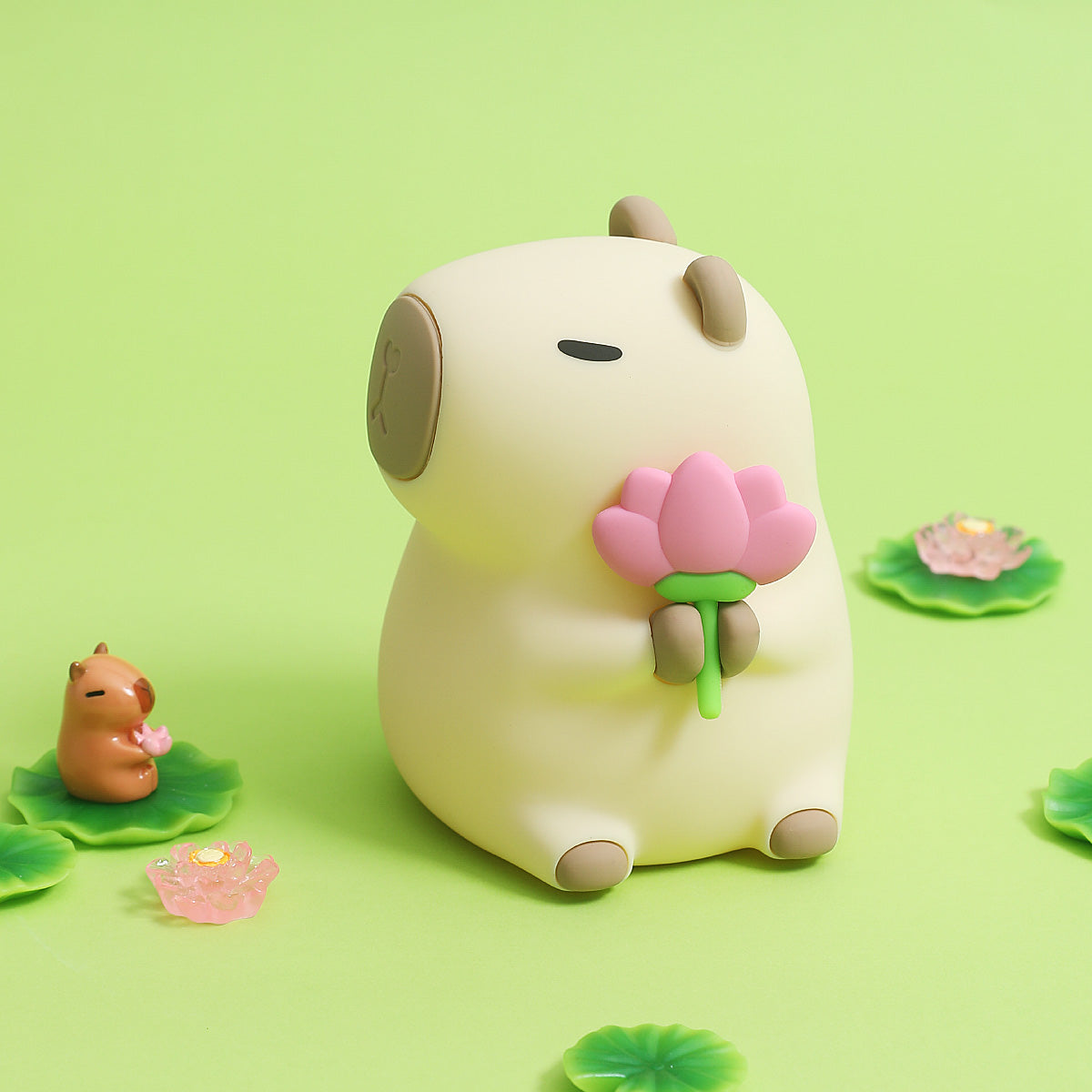 Capybara Squishy LED Nachtlicht Silikon