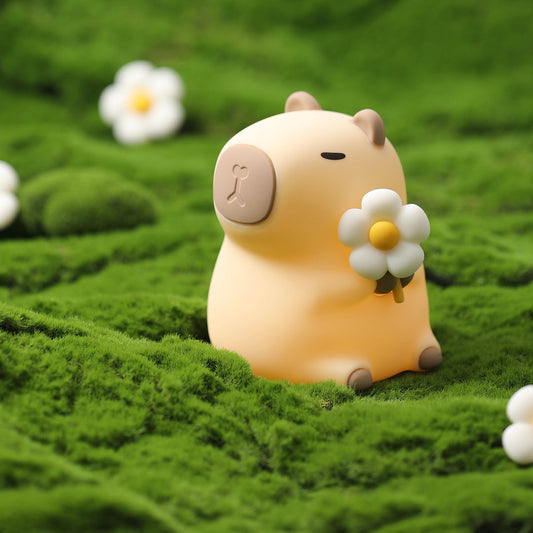 Capybara Squishy LED Nachtlicht Silikon