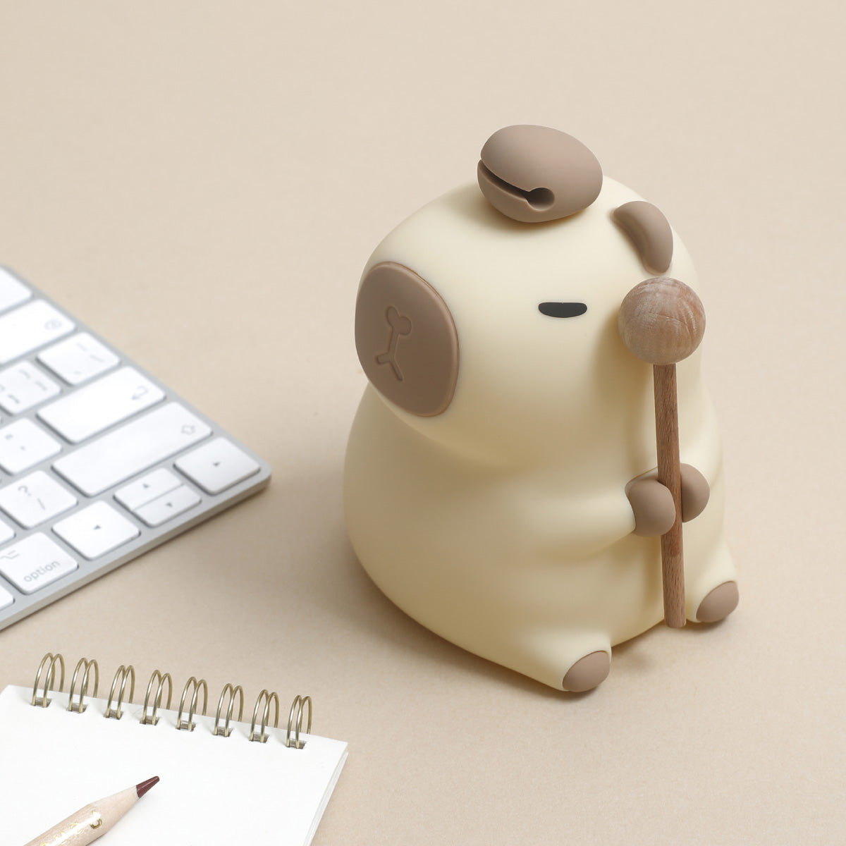 Capybara Squishy LED Nachtlicht Silikon