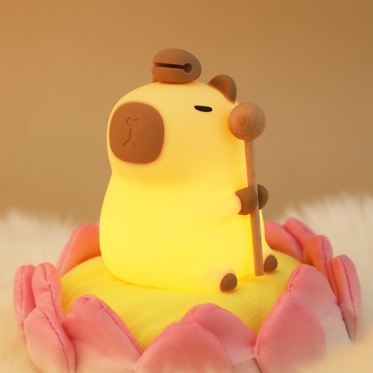 Capybara Squishy LED Nachtlicht Silikon