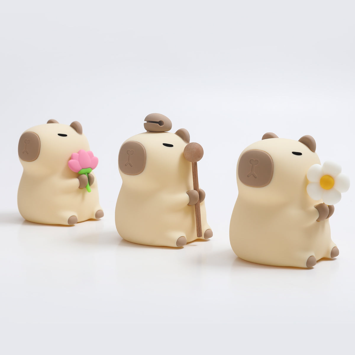 Capybara Squishy LED Nachtlicht Silikon