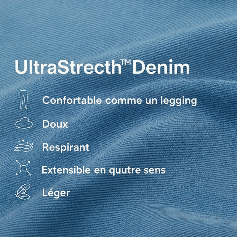 UltraStretch™ – Jean Taille Haute Ultra-Stretch avec Poches Pratiques - Science Factory FR