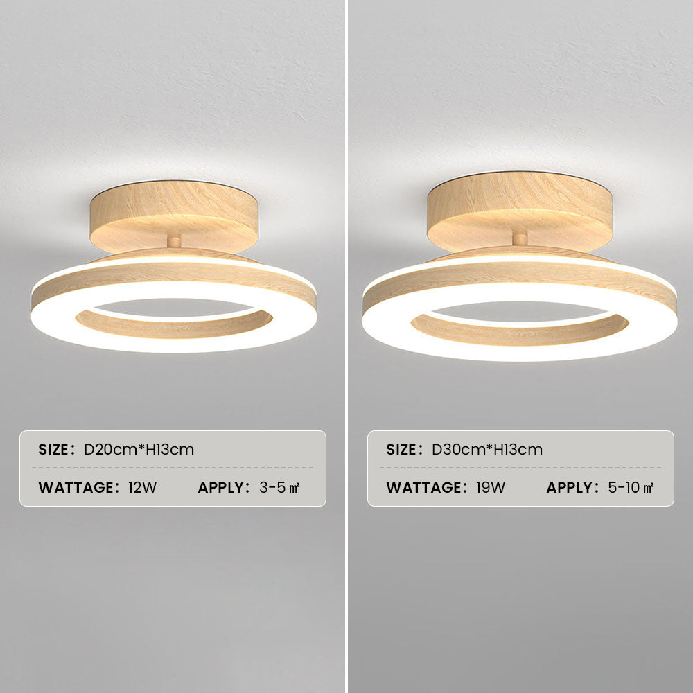 Cypressa - Ronde Plafondlamp LED Acryl voor Hal en Entree