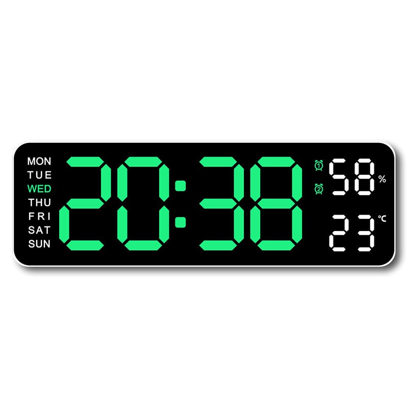 TimeLite™ - Verbesserte digitale Wanduhr mit großem Display