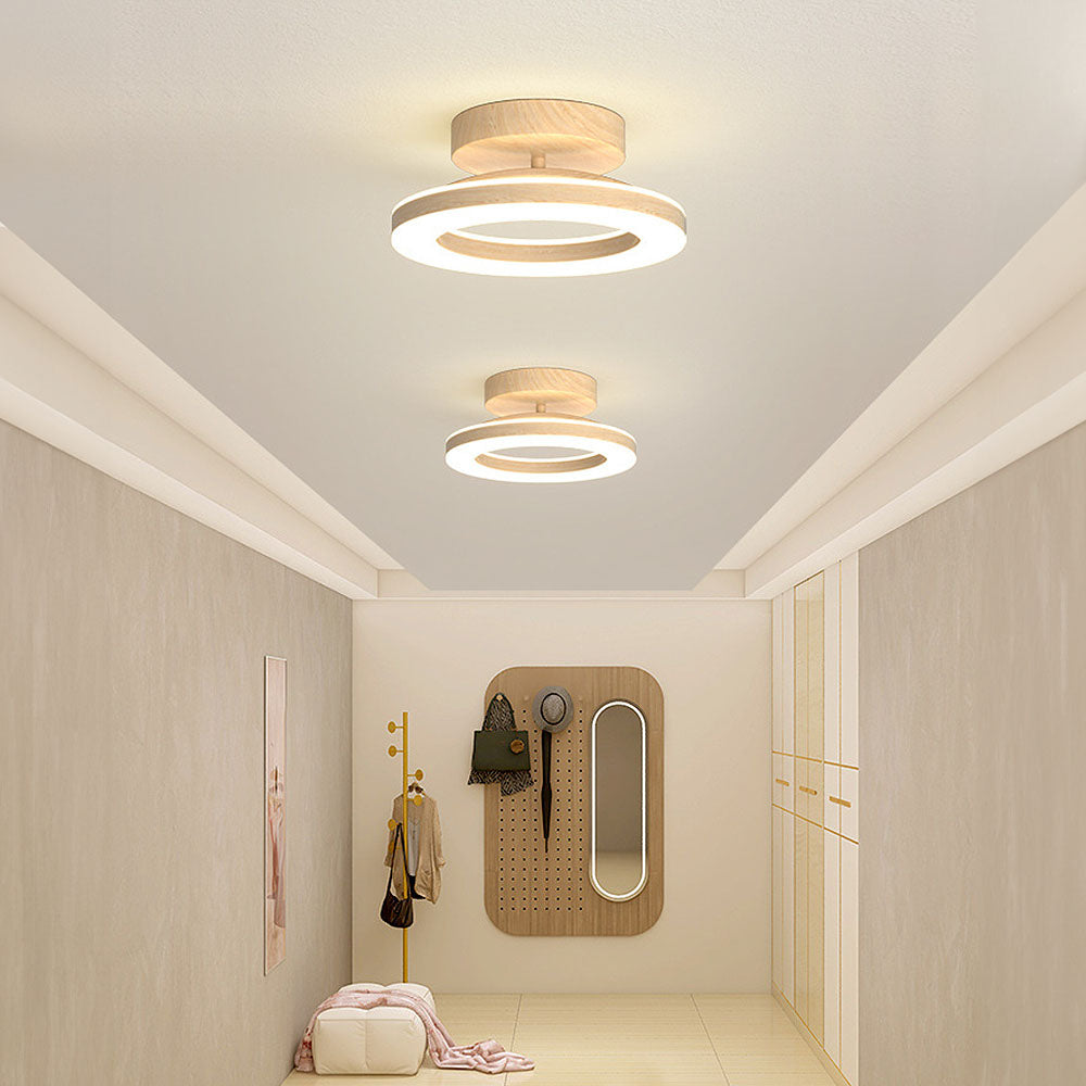Cypressa - Ronde Plafondlamp LED Acryl voor Hal en Entree