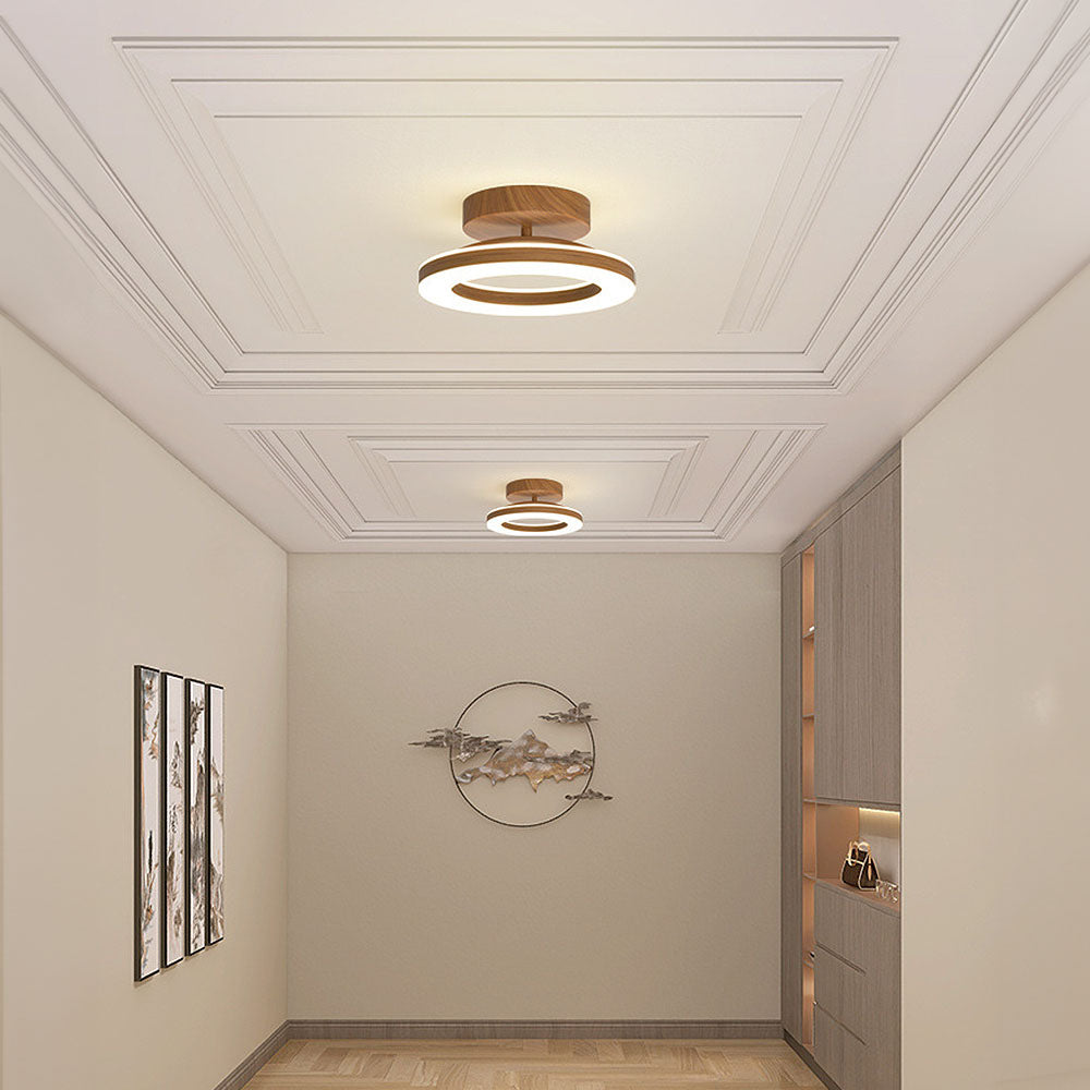Cypressa - Ronde Plafondlamp LED Acryl voor Hal en Entree