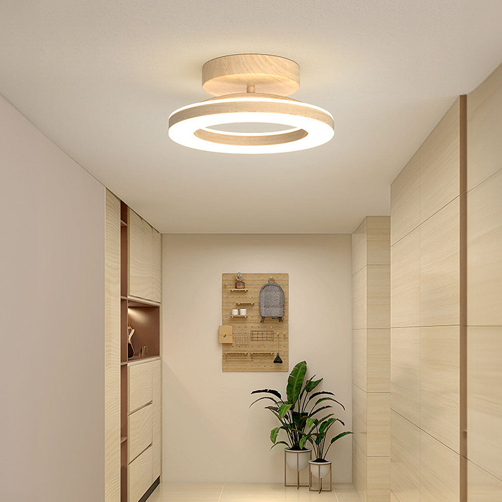 Cypressa - Ronde Plafondlamp LED Acryl voor Hal en Entree