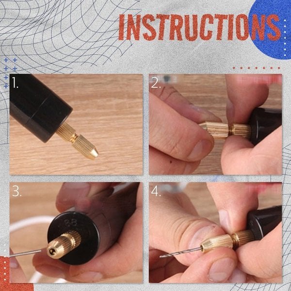 DrillMate™ – DIY-Bohrmaschine für vielseitige Heimwerkerprojekte