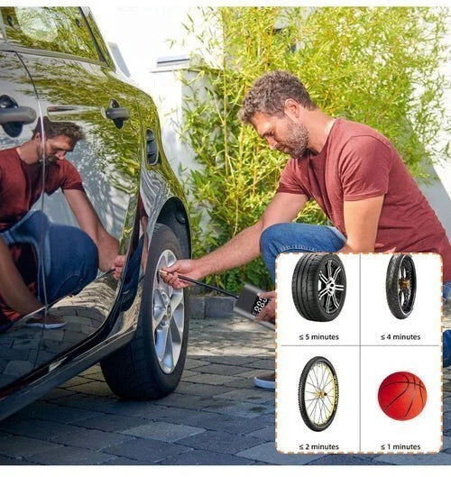 AirBoost™ - Tragbare Luftpumpe fürs Auto