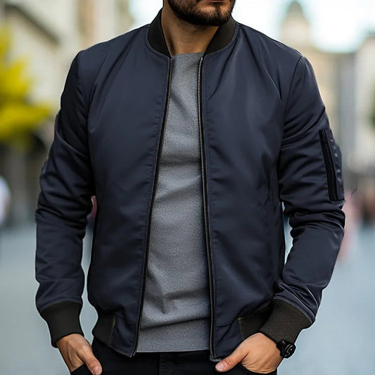 Linus Blouson pour Homme – Streetwear léger d’automne avec col montant