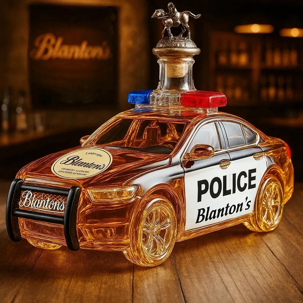 PolizeiPourer™ / Whiskeyflasche Aus Amberglas