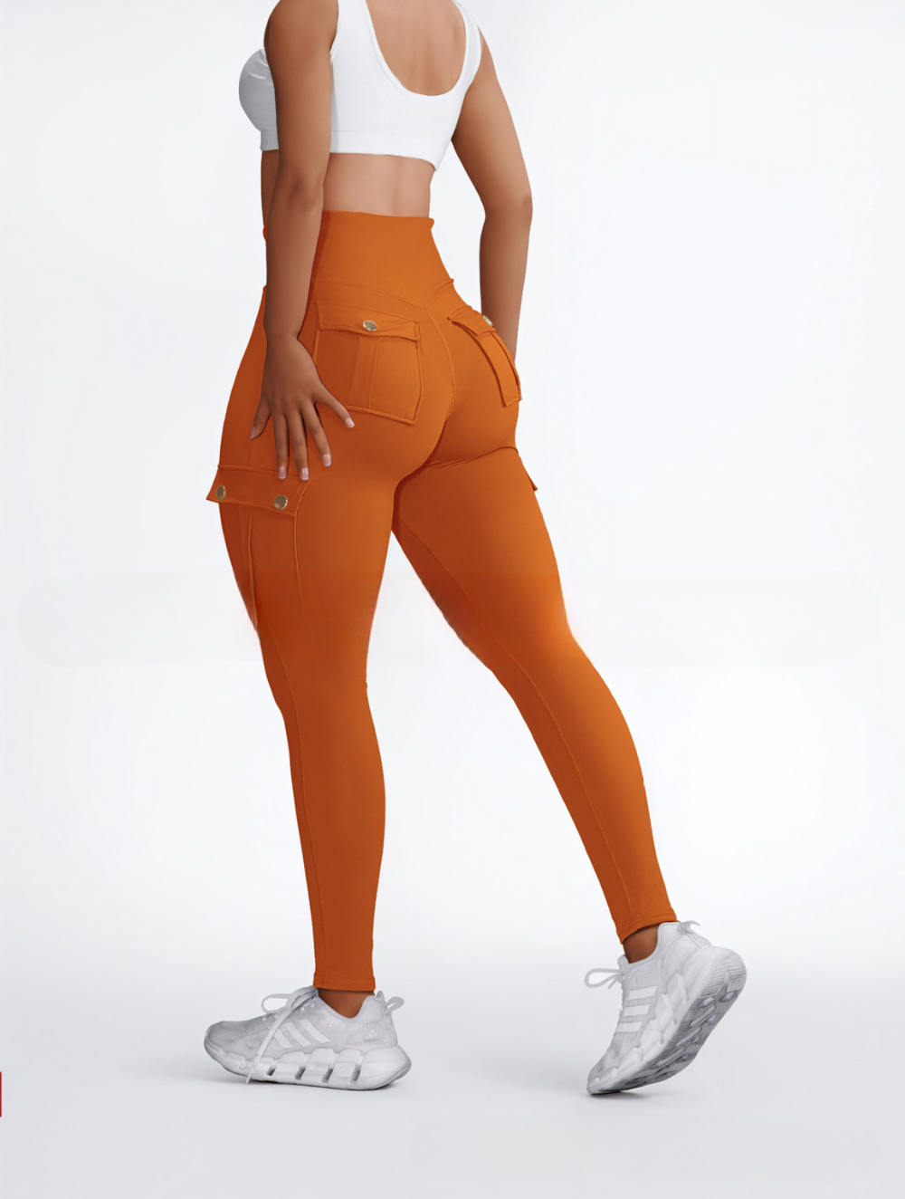 Alice – Pantalon taille haute tendance avec plusieurs poches et coupe décontractée