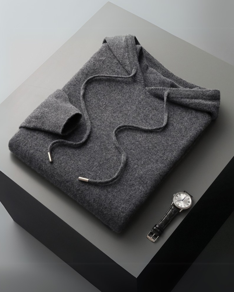 Hoodie aus 100% Kaschmir