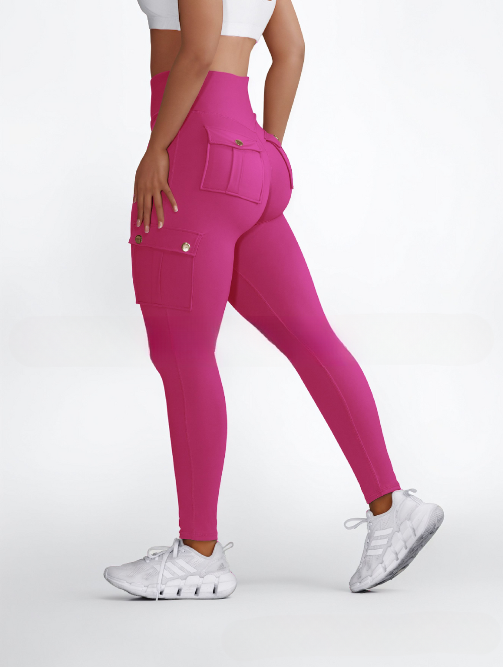 Alice – Pantalon taille haute tendance avec plusieurs poches et coupe décontractée