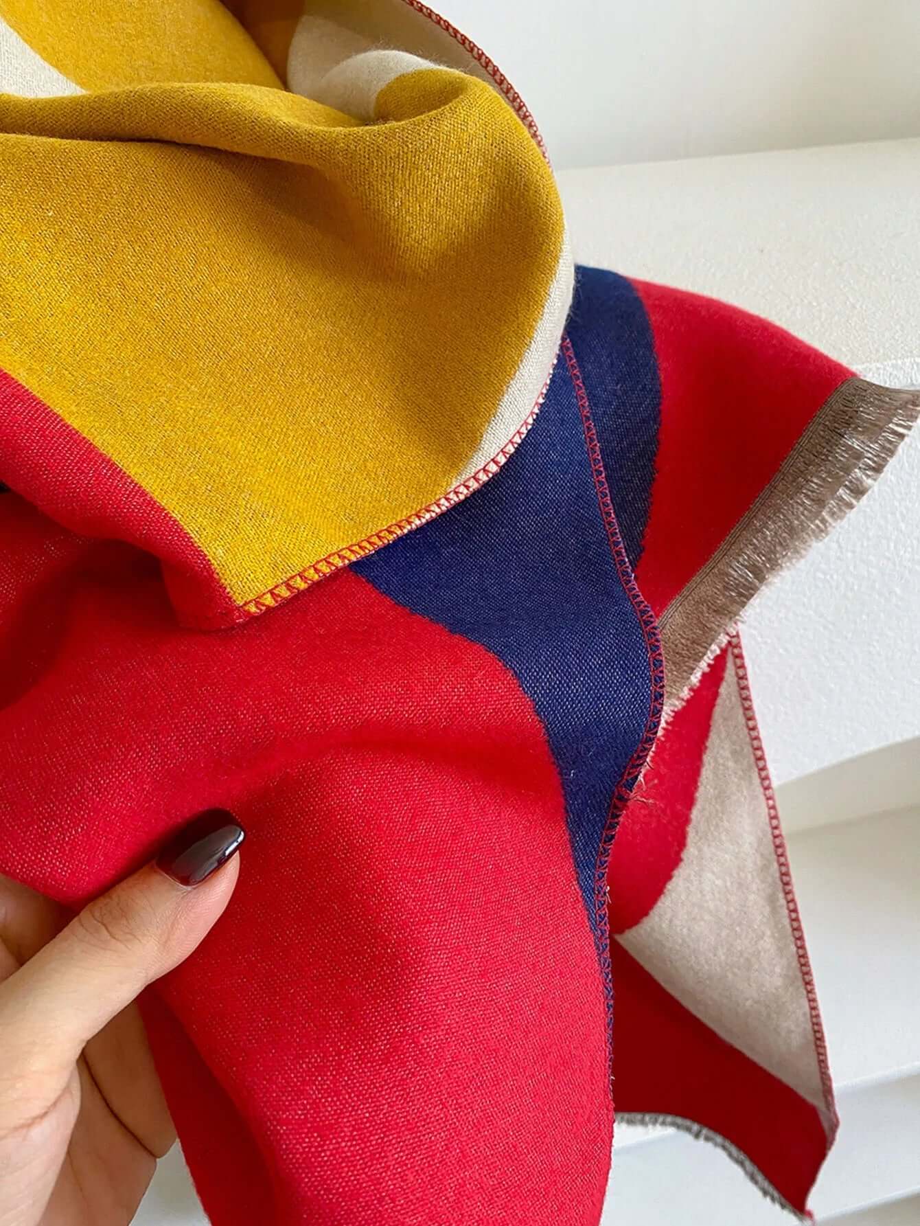 Women’s Reversible Winter Scarf – Soft & Warm Wrap