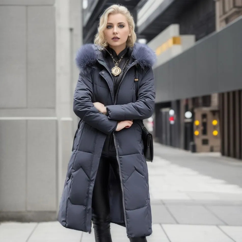 Avencea - Warm Extended Length Winter Coat
