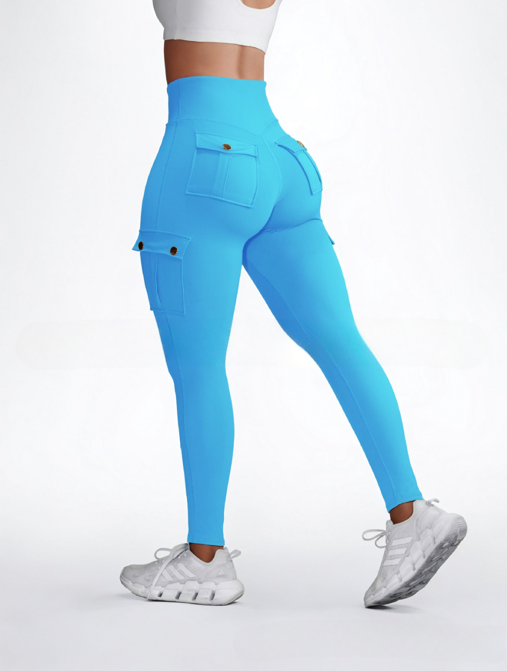 Alice – Pantalon taille haute tendance avec plusieurs poches et coupe décontractée