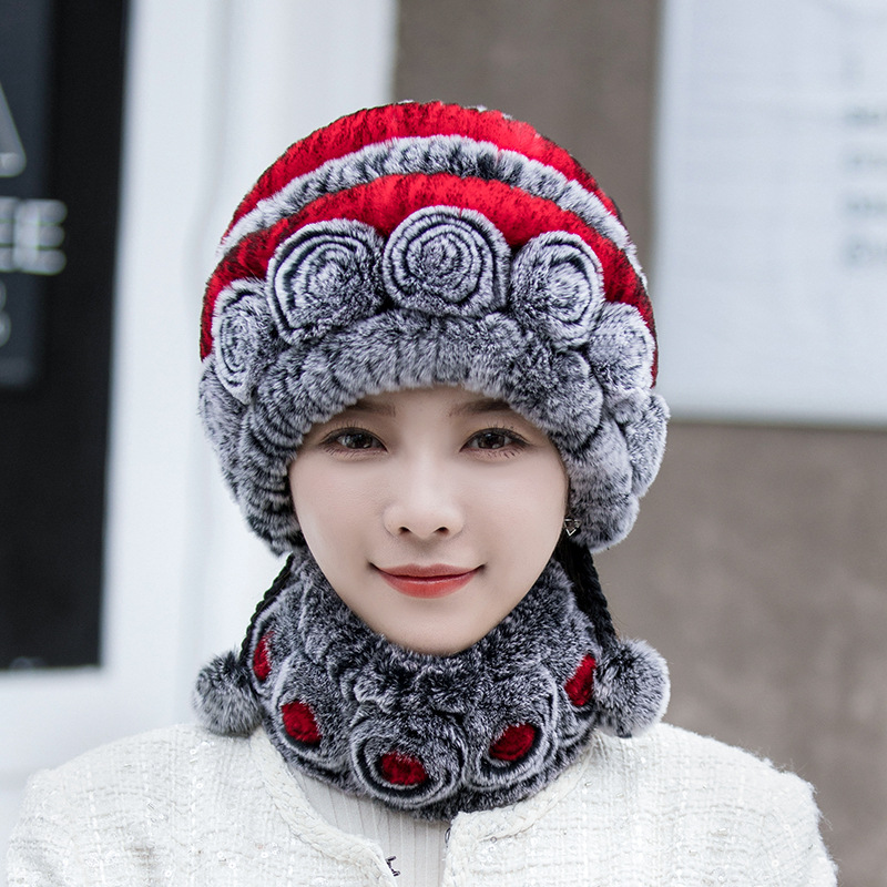 Bonnet Doux avec Bord Imitation Fourrure pour Femme | Idéal pour l’Hiver