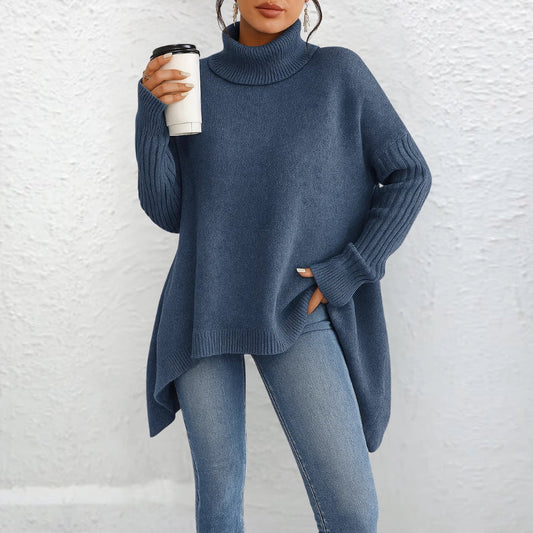 Vânia | Camisola de Gola Alta Casual