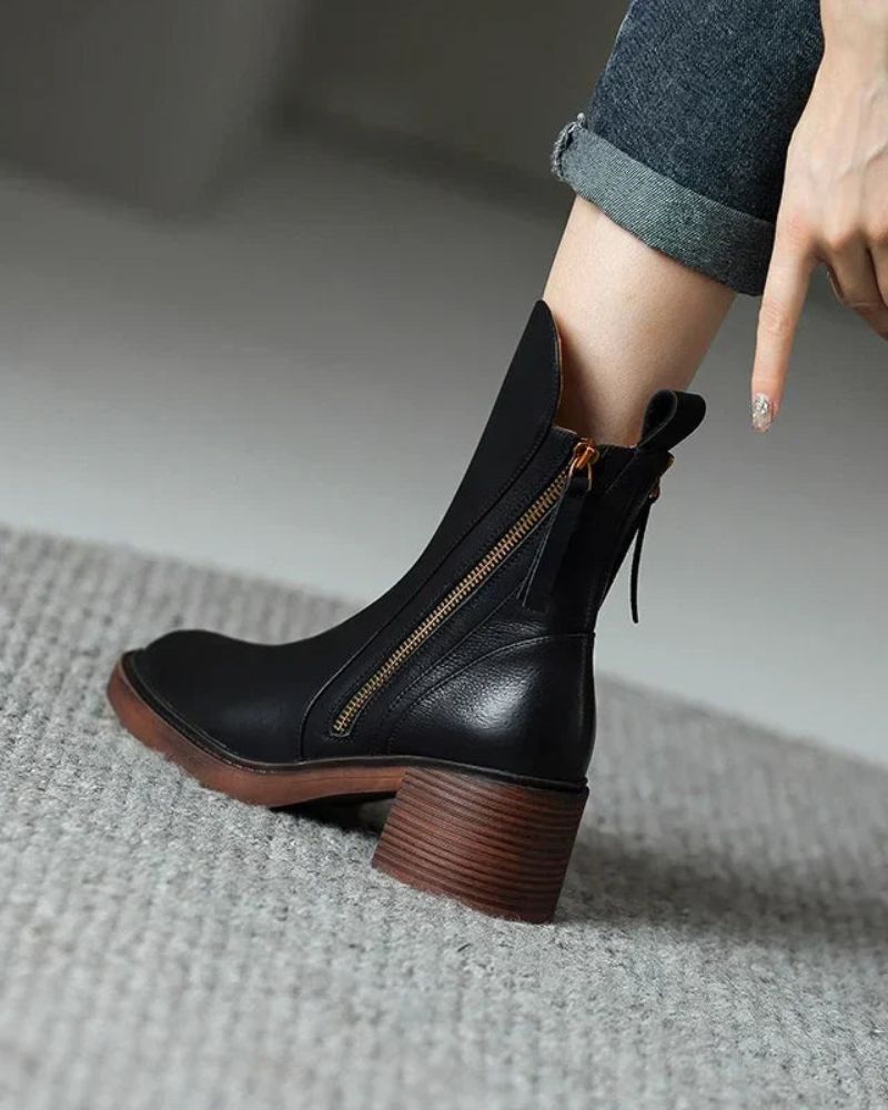 Valorine | Elegant Leather Boot
