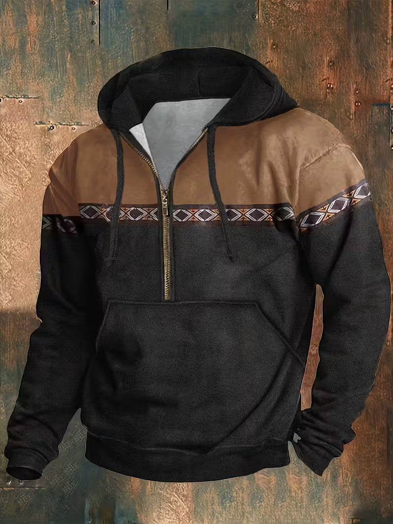 Hakan – Langärmliges Kapuzensweatshirt