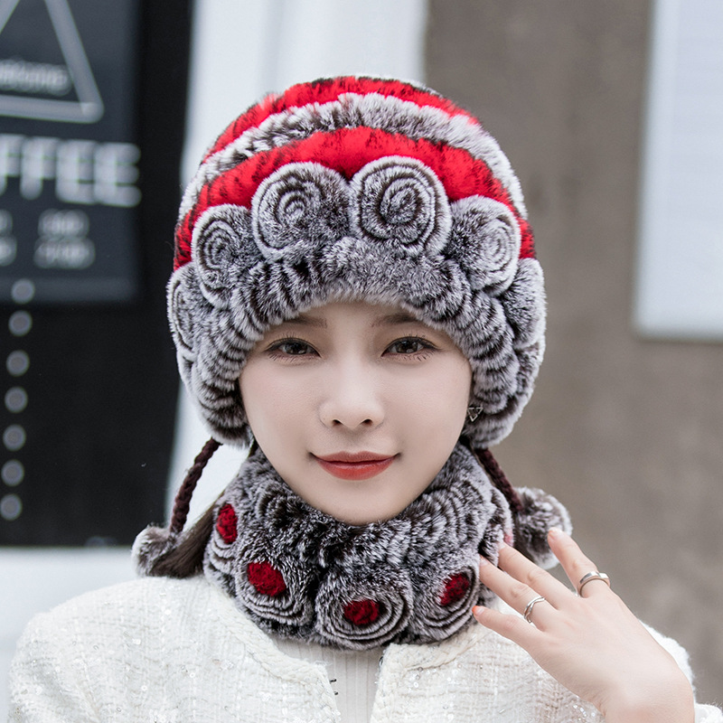 Bonnet Doux avec Bord Imitation Fourrure pour Femme | Idéal pour l’Hiver