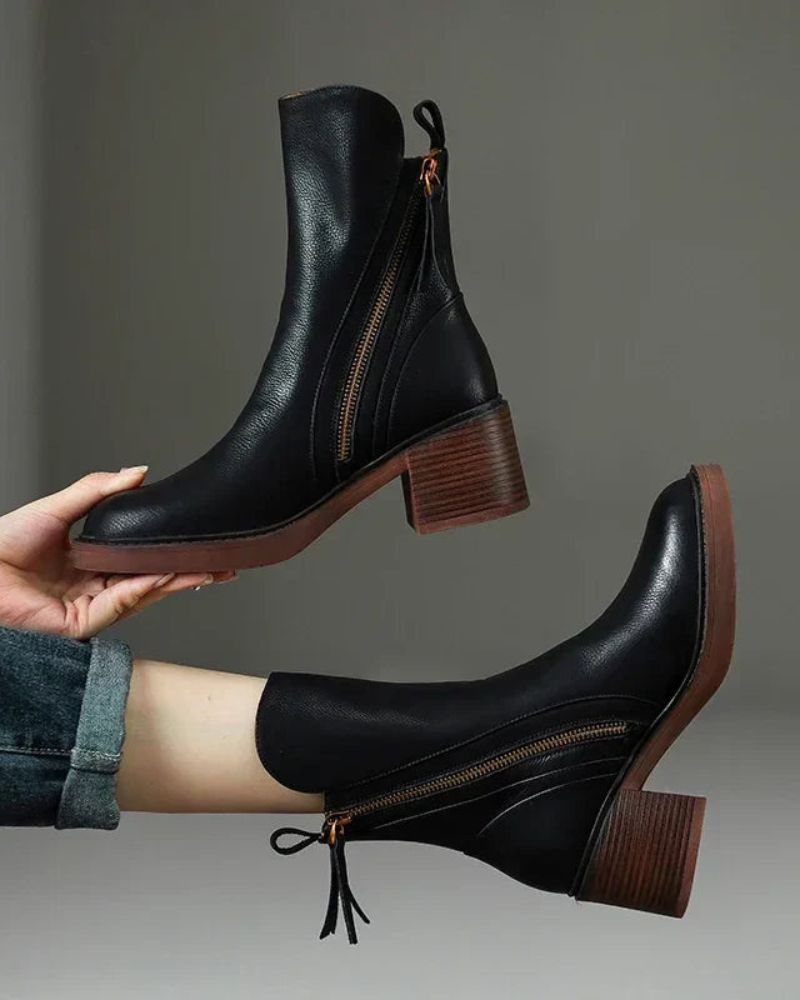 Valorine | Elegant Leather Boot
