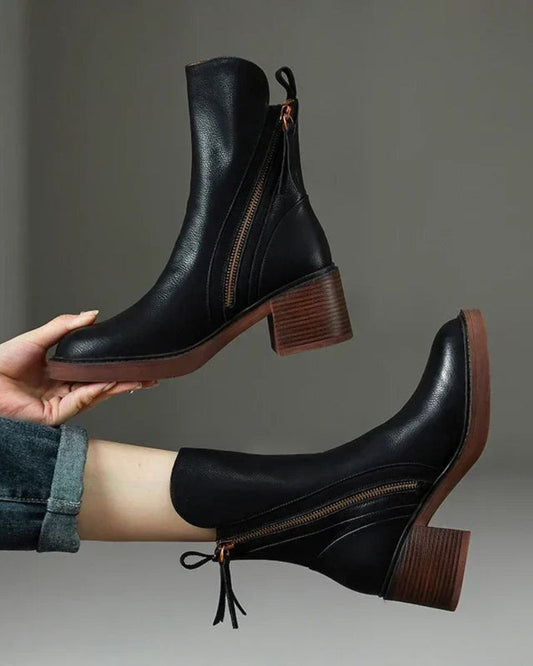 Valorine | Elegant Leather Boot
