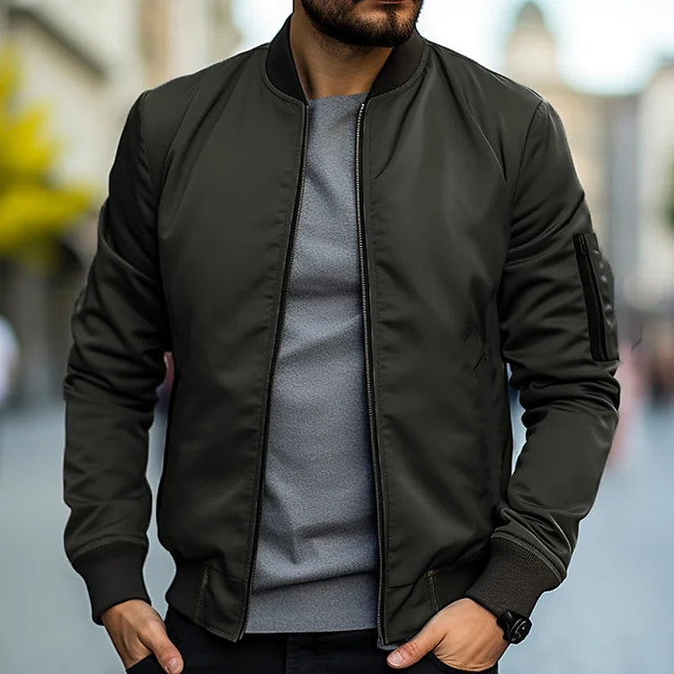 Linus Blouson pour Homme – Streetwear léger d’automne avec col montant